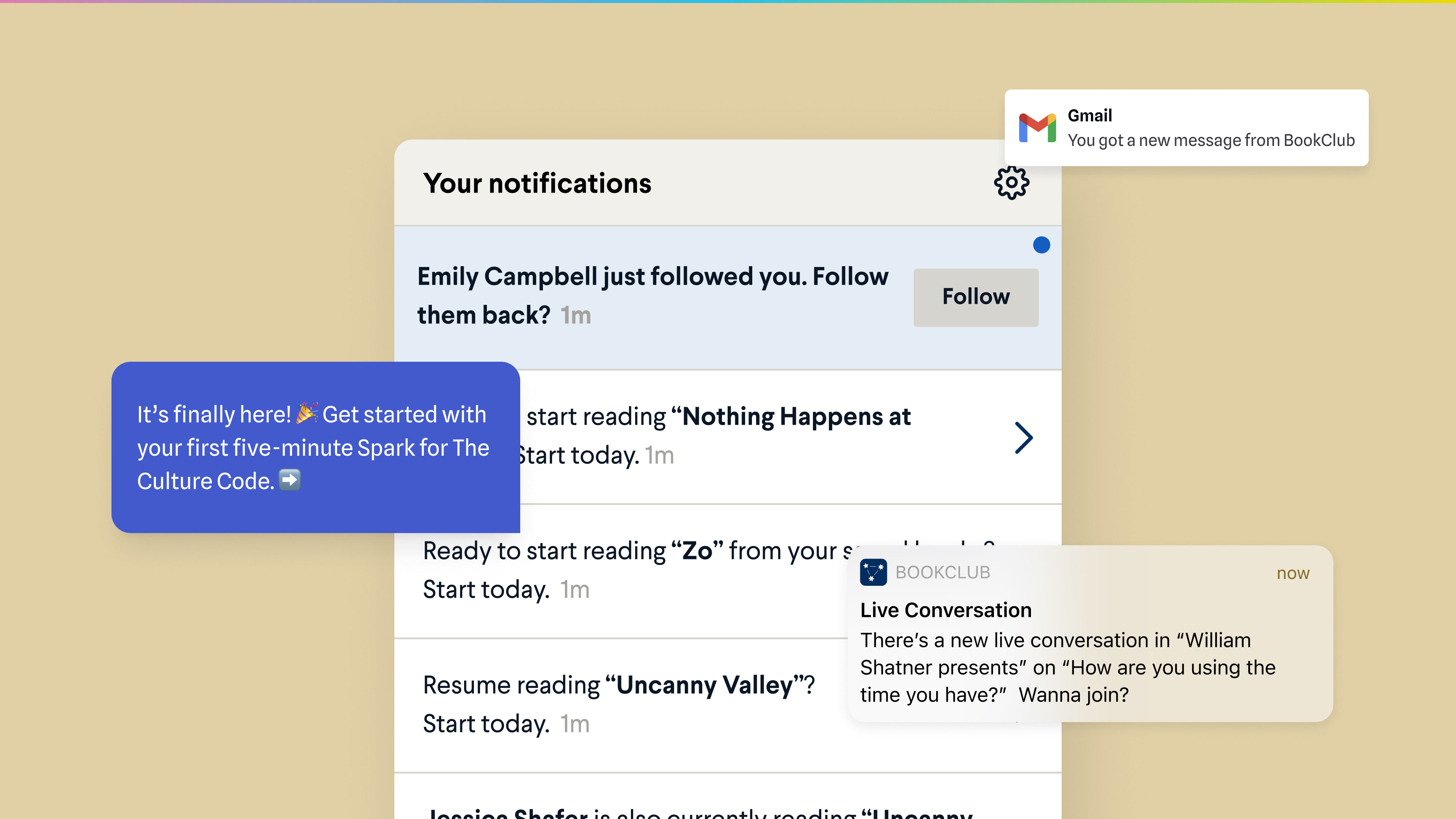 BookClub — Notification